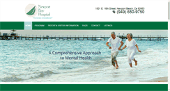 Desktop Screenshot of newportbayhospital.com